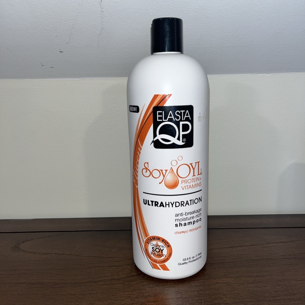 Elasta‎ QP Soy Oyl Ultra Hydration Anti-Breakage Moisture Rich Shampoo 33.8oz